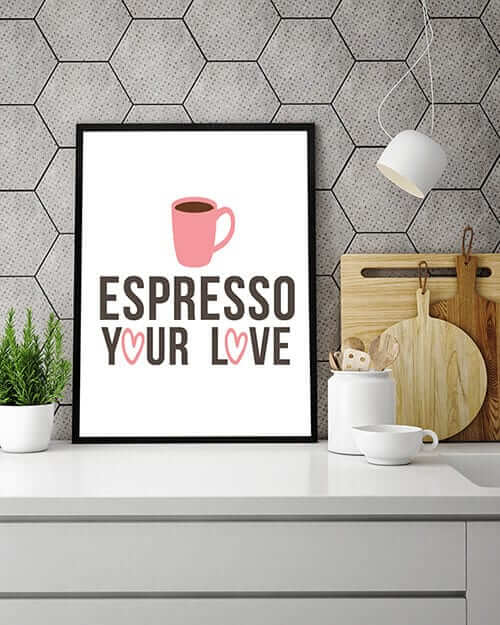 Printable Expresso Lover Valentine