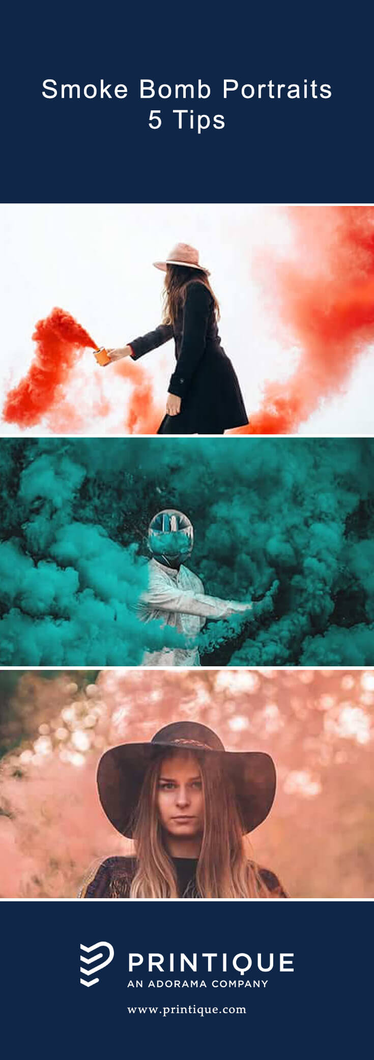 pinterest graphic for smoke bomb portraits